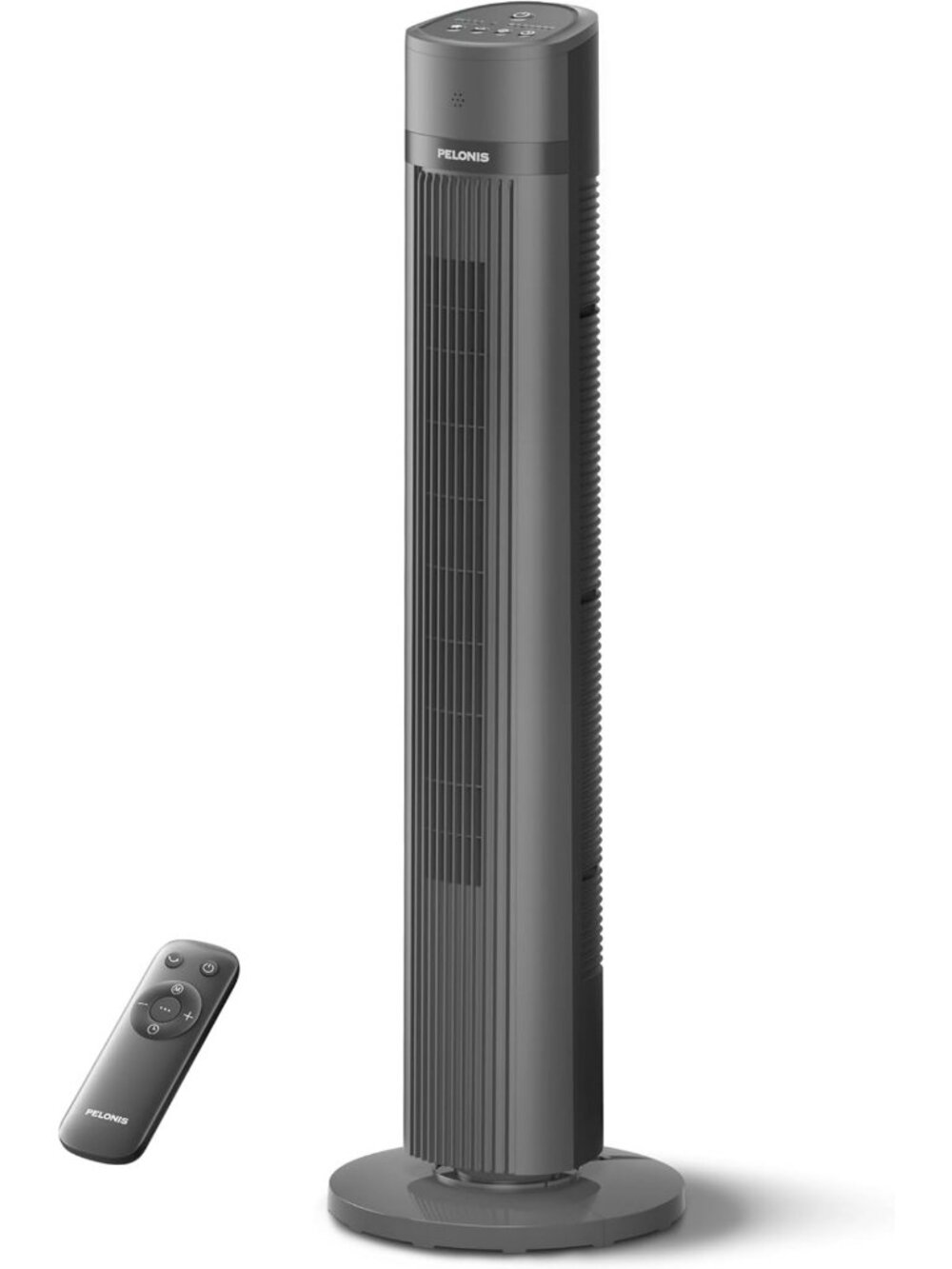 PELONIS 40-inch Bladeless Tower Fan for Bedroom, Standing Fan with Remote
